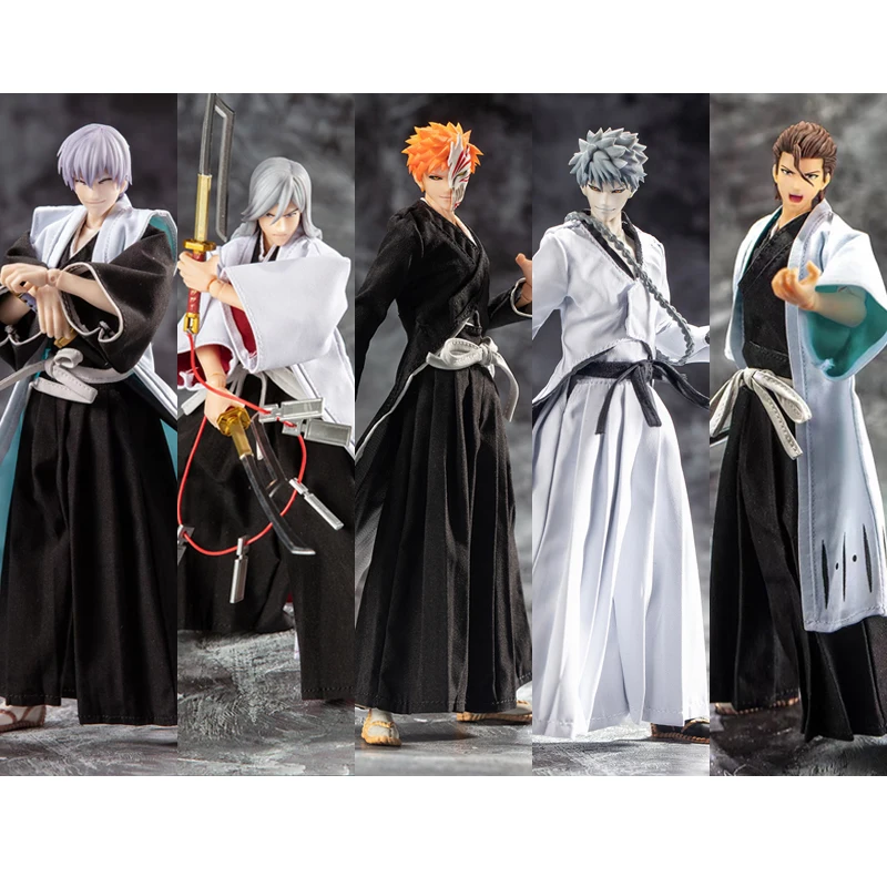 In Stock Dasin/Great Toys/GT Bleach Kurosaki Ichigo Aizen Sousuke 18cm/7inch 1/10 SHF/S.H.F PVC Action Figure Model