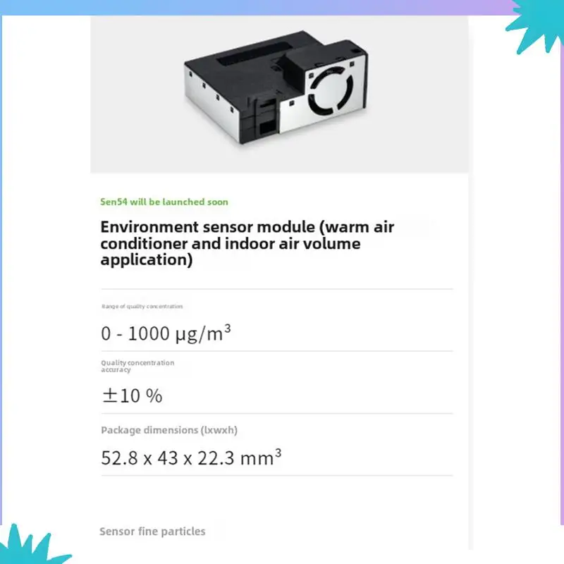 ABZW SEN54 Environmental Sensor Module For HVAC And Indoor Air Quality Applications