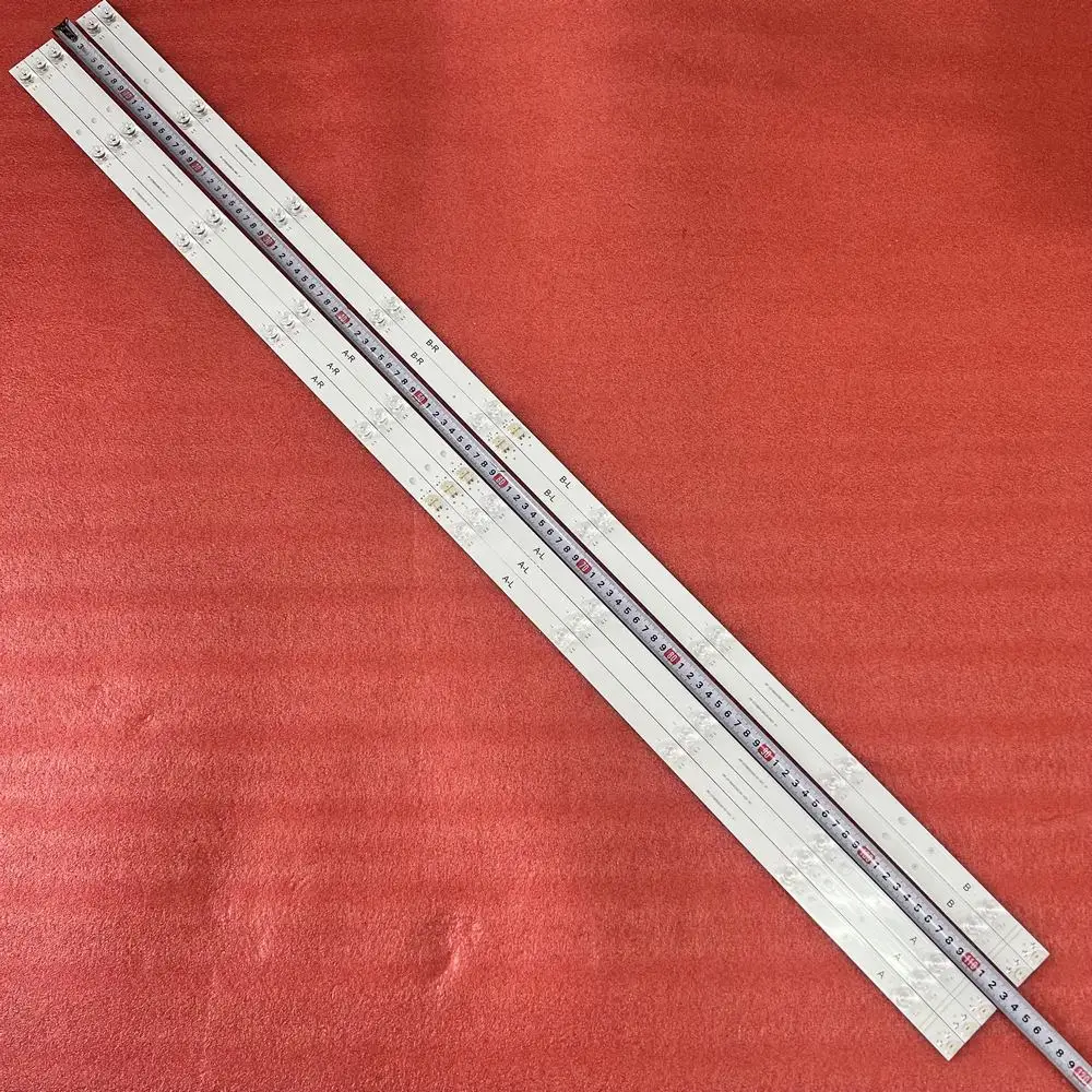 Strip LED untuk Toshiba RF-CF580003BE30-0901 RF-CF580003AE30-1001 58UA9600 LT-58VA8035 VES580QNZT-N2-Z01