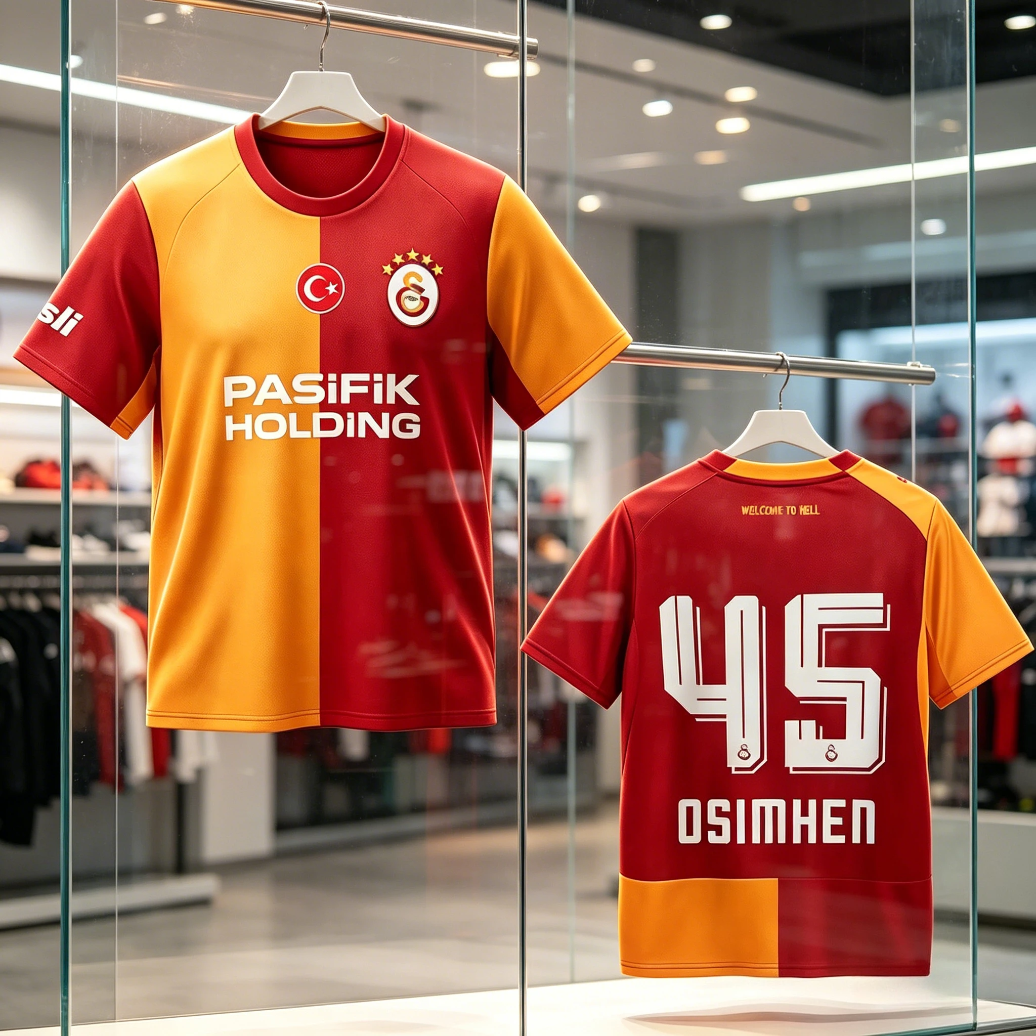Men's Galatasaray Football Jersey, 26/27 Season Style, New 3D Print Sports T-shirt, Breathable Quick Dry Training Shirt