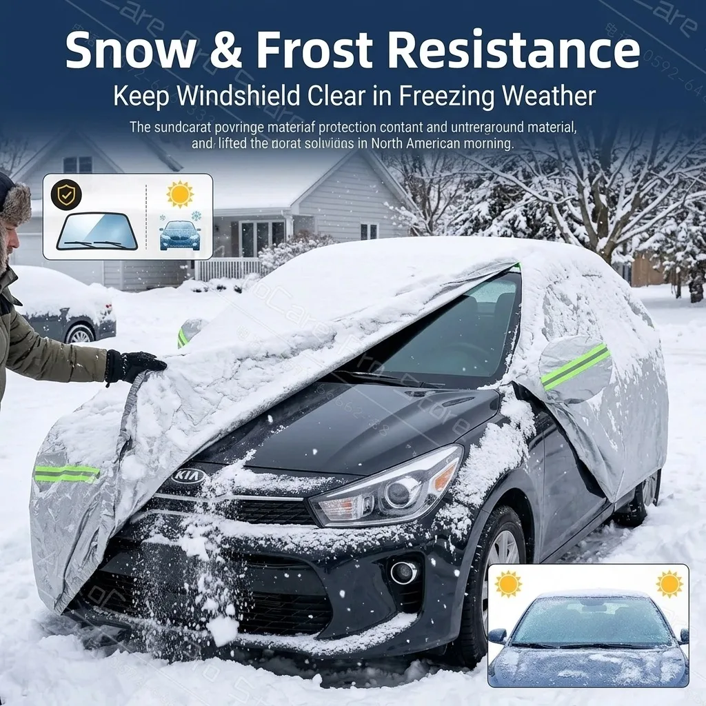 For GAC AION N60 2018-2026 Full Protective Car Cover Waterproof Sunproof Rainproof Dustproof Heat Insulation Scratch Resistant
