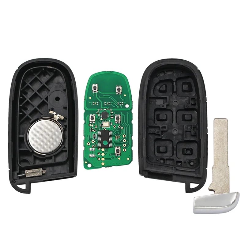 2 Button Smart Remote Key Fob 43 Hz 4A Chip for Jeep Comp  2015 2016 2017 2018 2019 2020 2021 FCC :M3N-40821302 SIP22