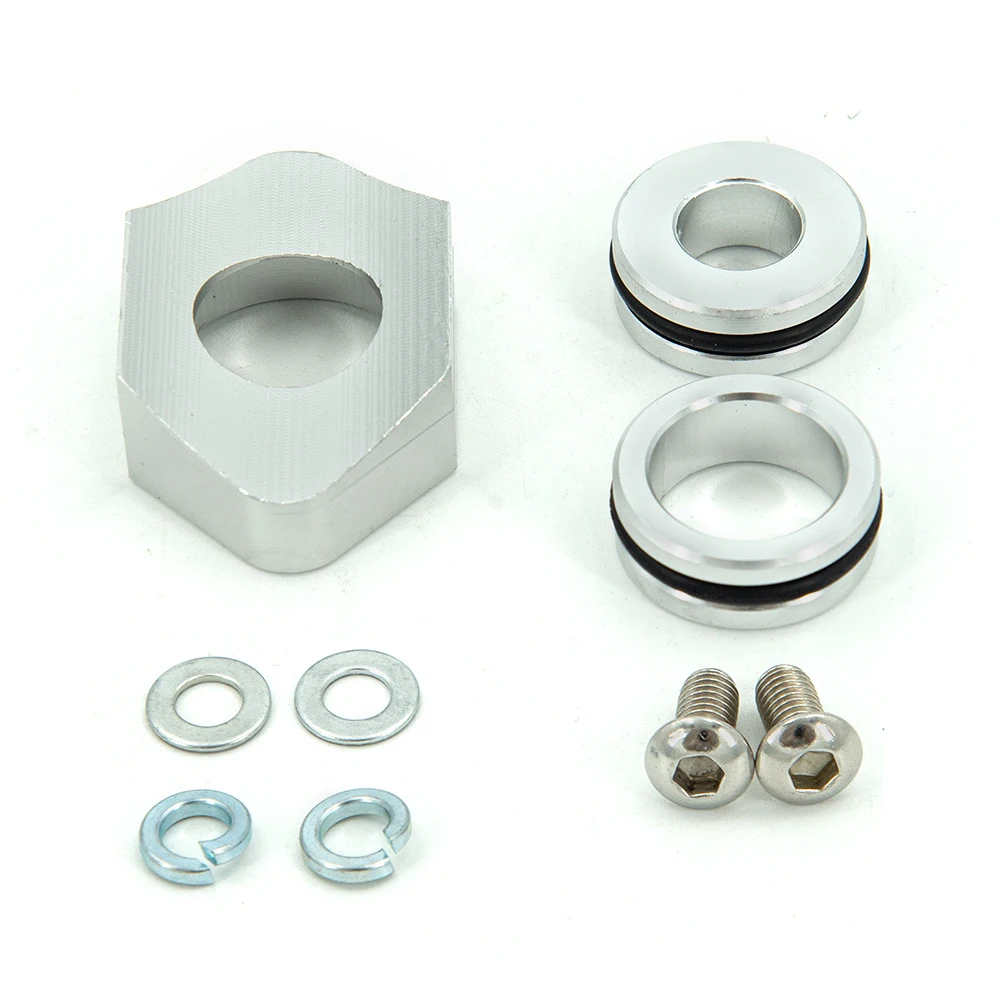ALUMINIOWY Zestaw Kołnierza Czujnika Map Adapter Rur Intercoolera Do vw JETTA GOLF BEETLE audi A4 MK4 1.8T adp071 — zdjęcie 2