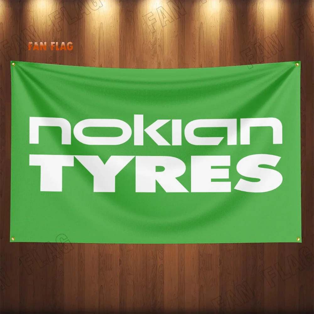 90x150CM Nokian tyres Auto Parts Flag Car Truck Motor Shock Parts Accessories Banner Garage Outdoor Decoration Tapestry Poster