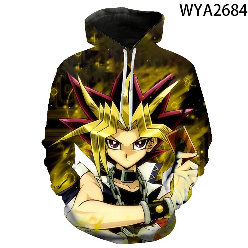 

New Game Yu Gi Oh 3D Print Hoodies Men Women Hip Hop Oversized Hoodie Pullovers Hooded Sweatshirts Tracksuit Coats Kids Clothing