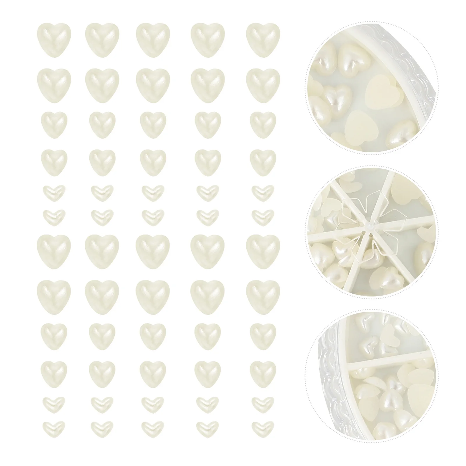 

1 Box Heart Shape Nail Art Studs Nail Decor Manicure Charms DIY Accessories for Christmas Birthday Party Manicures Charms