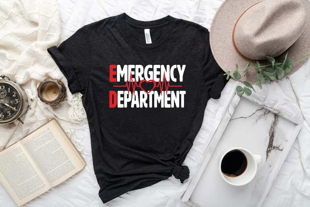 تي شيرت قسم الطوارئ الموظفين الطبيين معاطف للأطباء والممرضات ملابس المستشفى ER Worker BG139