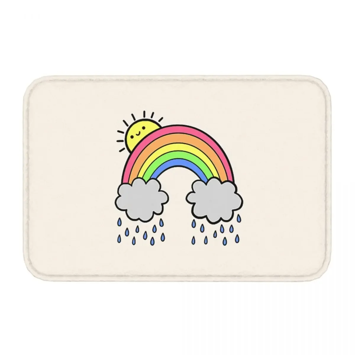 Check out the Rainbow collection The Clouds Living Room Bedroom Mat Prayer Carpet Home Modern Decor Non-slip Doormat