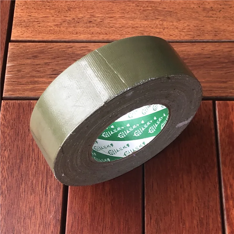 Tactical Single Side Tape Olive Green Cloth Base Tape 50 Meters Tape