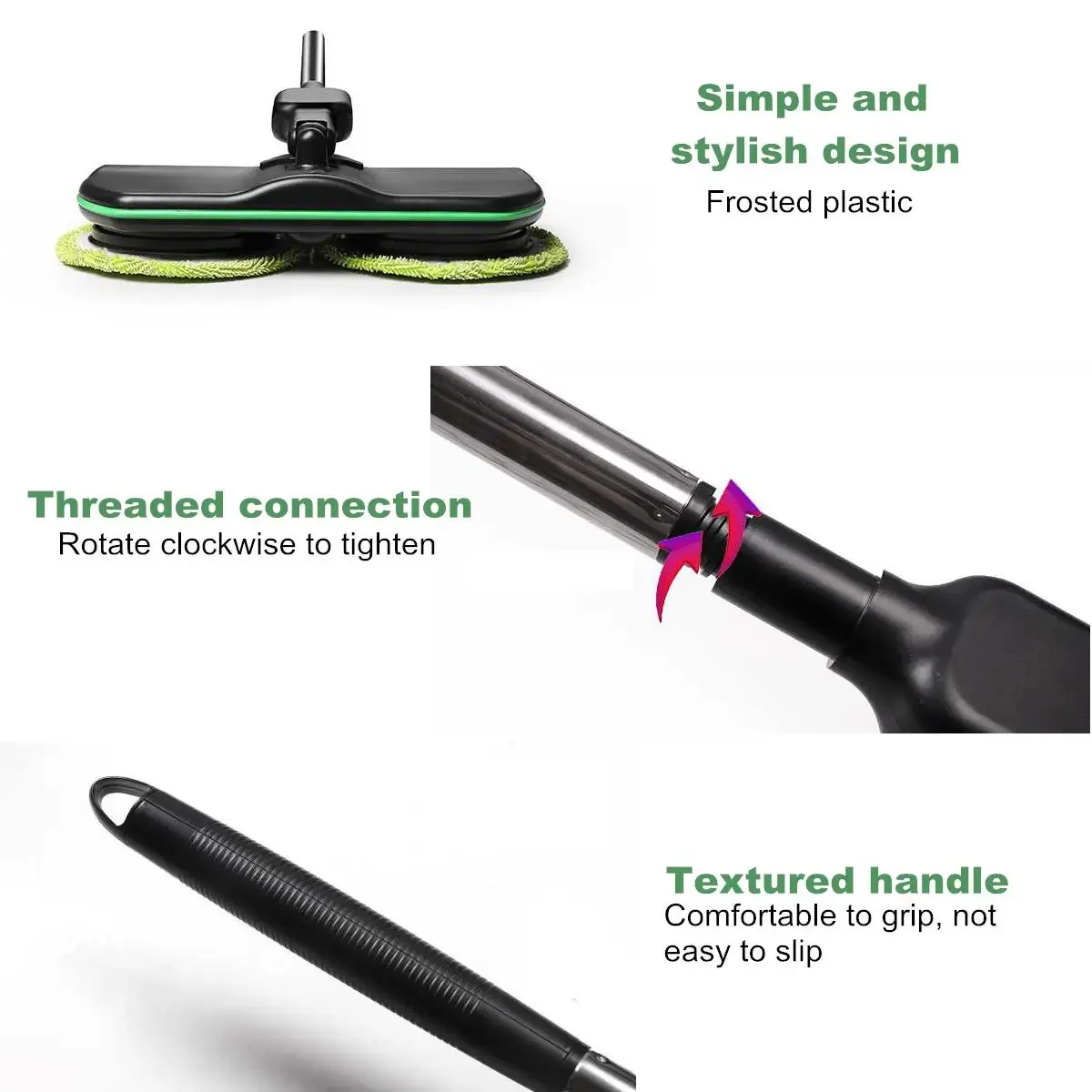 Handheld Wireless Electric Mop Floor Washer Electric Mop Wireless Rotating Rechargeable Floor Wiper Cordless  Sweeping