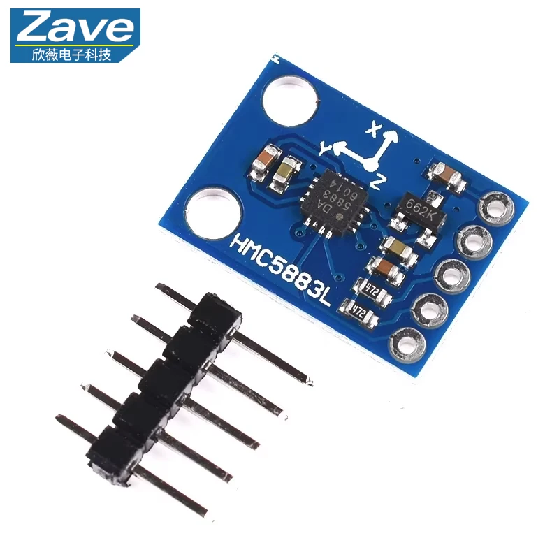GY-273 3V-5V HMC5883L Módulo de Sensor magnetómetro de brújula de Triple eje Módulo de campo magnético de tres ejes para Arduino
