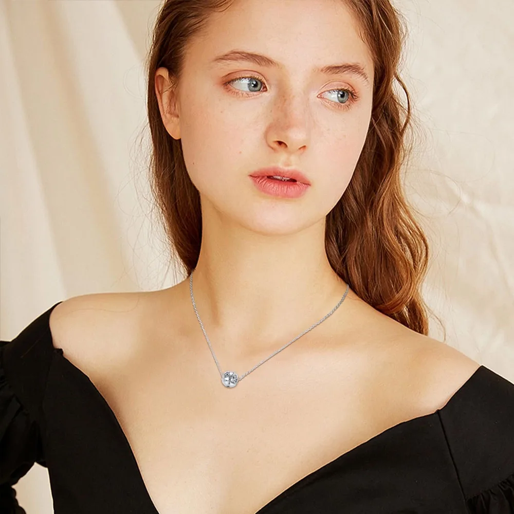Urn Necklace for Women Ashes Dandelion Cremation Necklace for Human & Pet Ashes - Memorial Jewelry Hold Loved Ones\'s Ashes
