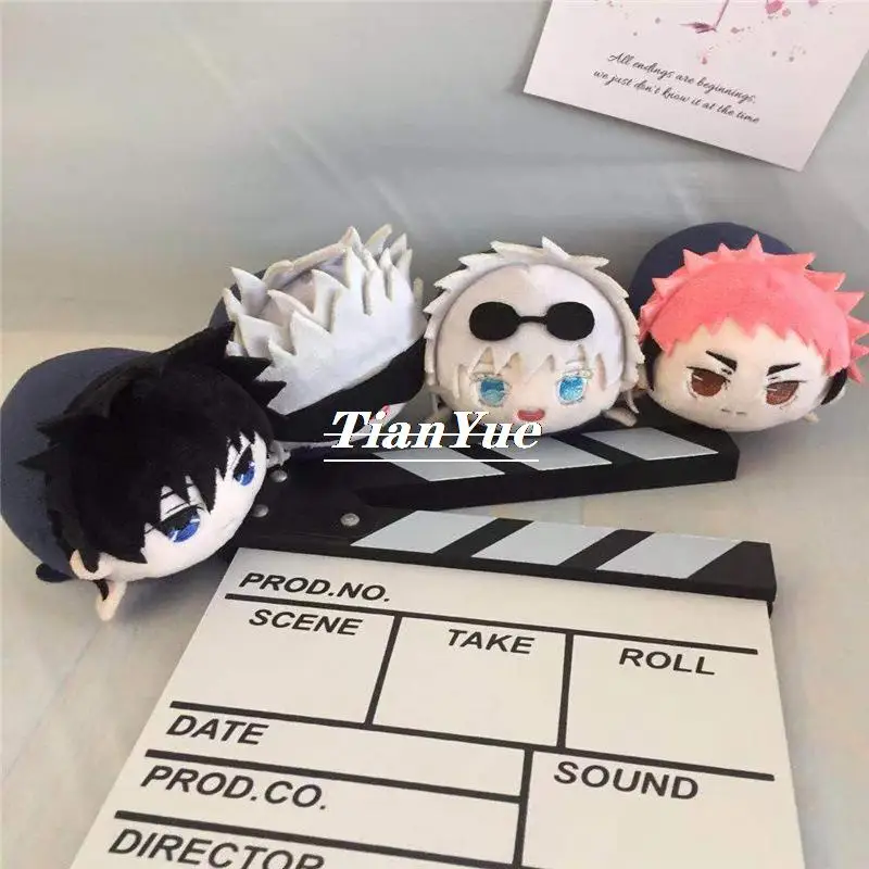 Śliczne Satoru Gojo Itadori Yuji Fushiguro Megumi 3D leżące miękkie nadziewane świąteczne zabawki prezentowe brelok wisiorek 10cm