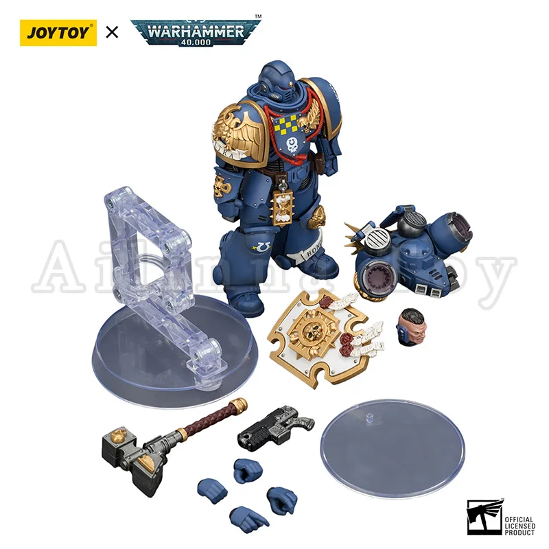 

[Pre-Order]JOYTOY 1/18 Action Figure 40K Ultramarines Captain with Jump Pack and Relic Shield Anime Model Collection Toy