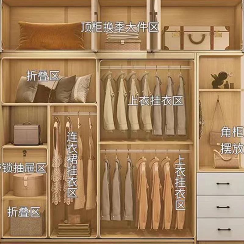 Bathroom European Wardrobes Divider Garden Ideas Rod Narrow Bedroom Hotel Luxury Closet Individual Penderie Hotel Furniture