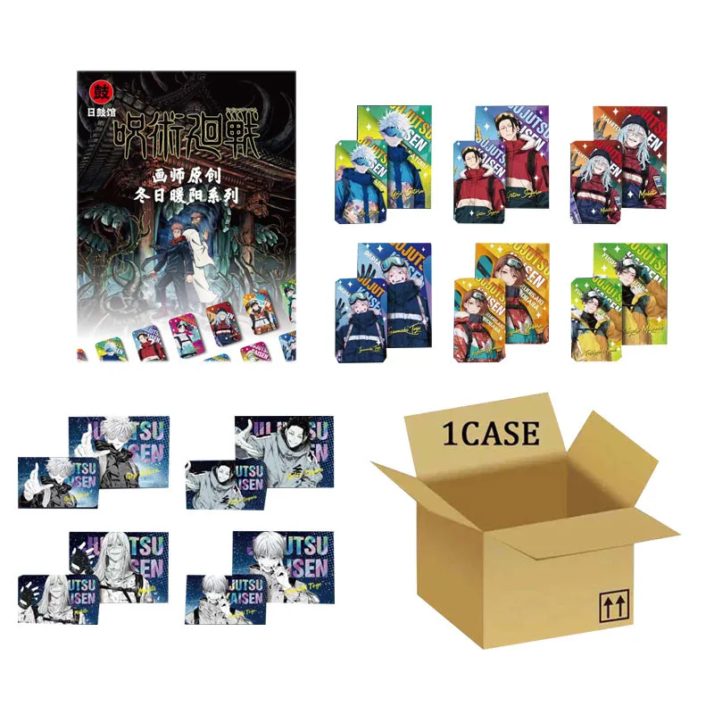 

Wholesales Jujutsu Kaisen Collection Card Main Character Premium Hidden TCG Anime Game Booster Box Trading Cards