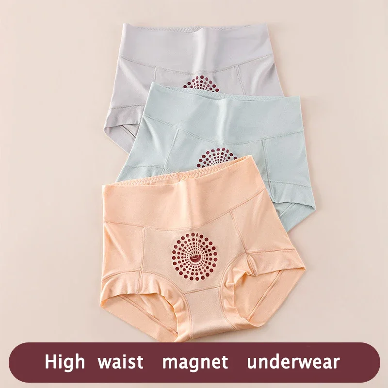 Woman Magnetic Underwear Health Care Weak Magneta Stone Physical Therapy Underpants Irregular Menstruation Panties Improve Body