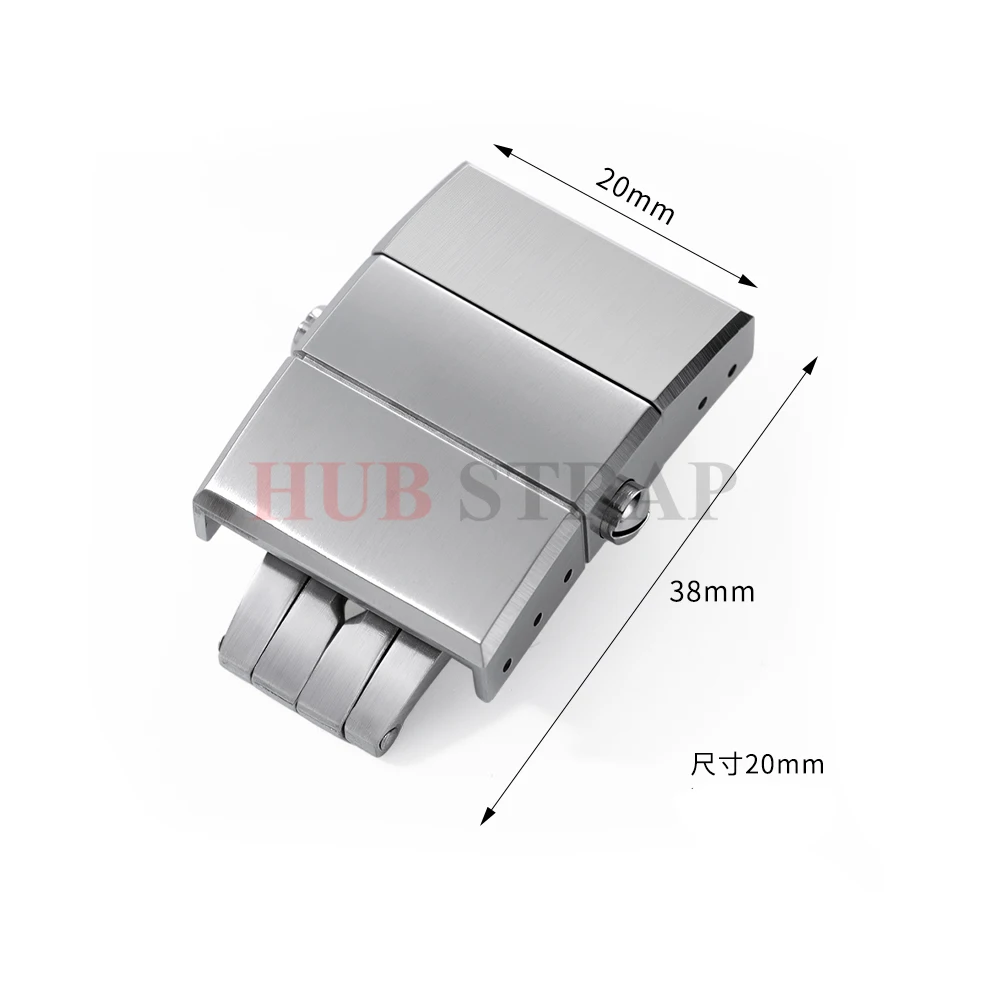 الفولاذ المقاوم للصدأ فراشة مشبك ل أوليس ناردين حزام الساعات مشبك 20 مللي متر للجلود سيليكون النايلون الساعات المشبك اكسسوارات
