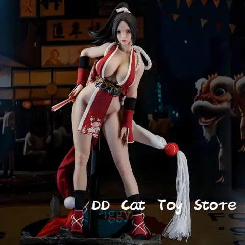 In Stock Ninja Cat 1/6 N001 Mai Shiranui Female Fighter 12'' Female Scale Collectible Action Figure Model Toy Birthday Xmas Gift