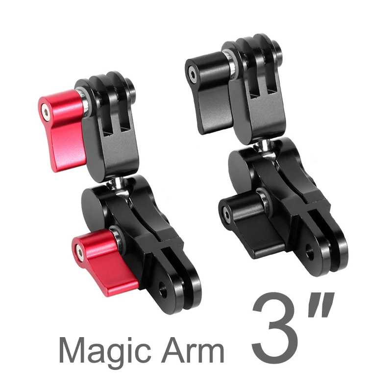 Swivel Joint Helmet Tripod Mount 360° Magic Arm Hand Extension for GoPro Hero 11 10 9 8 7 6 5 Xiaomi Sjcam DJI Action Camera