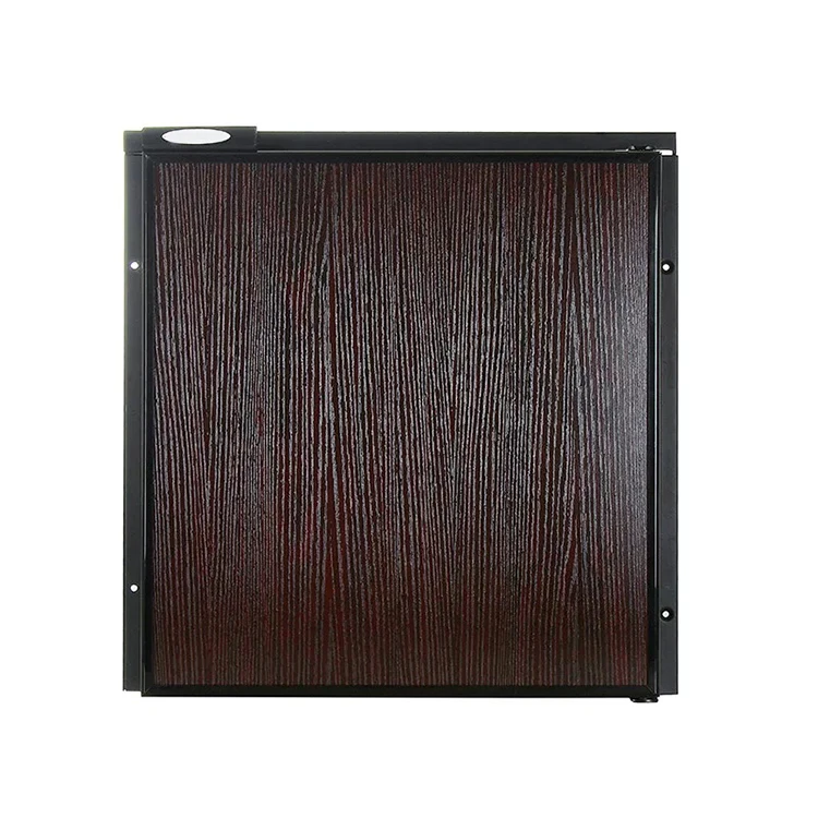 12V/24V Wooden&Black RV Refrigerator - Compressor Cooling, Low Noise For Motorhome/Campervan