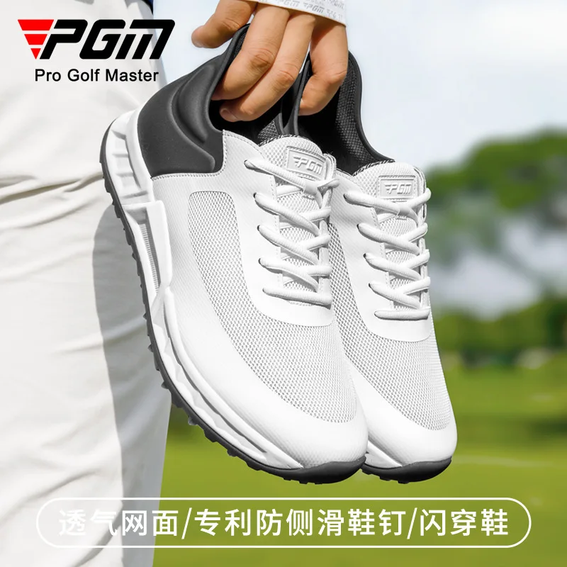 

Мужские кроссовки для гольфа PGM, дышащие, противоскользящие, с амортизацией, спортивные кроссовки