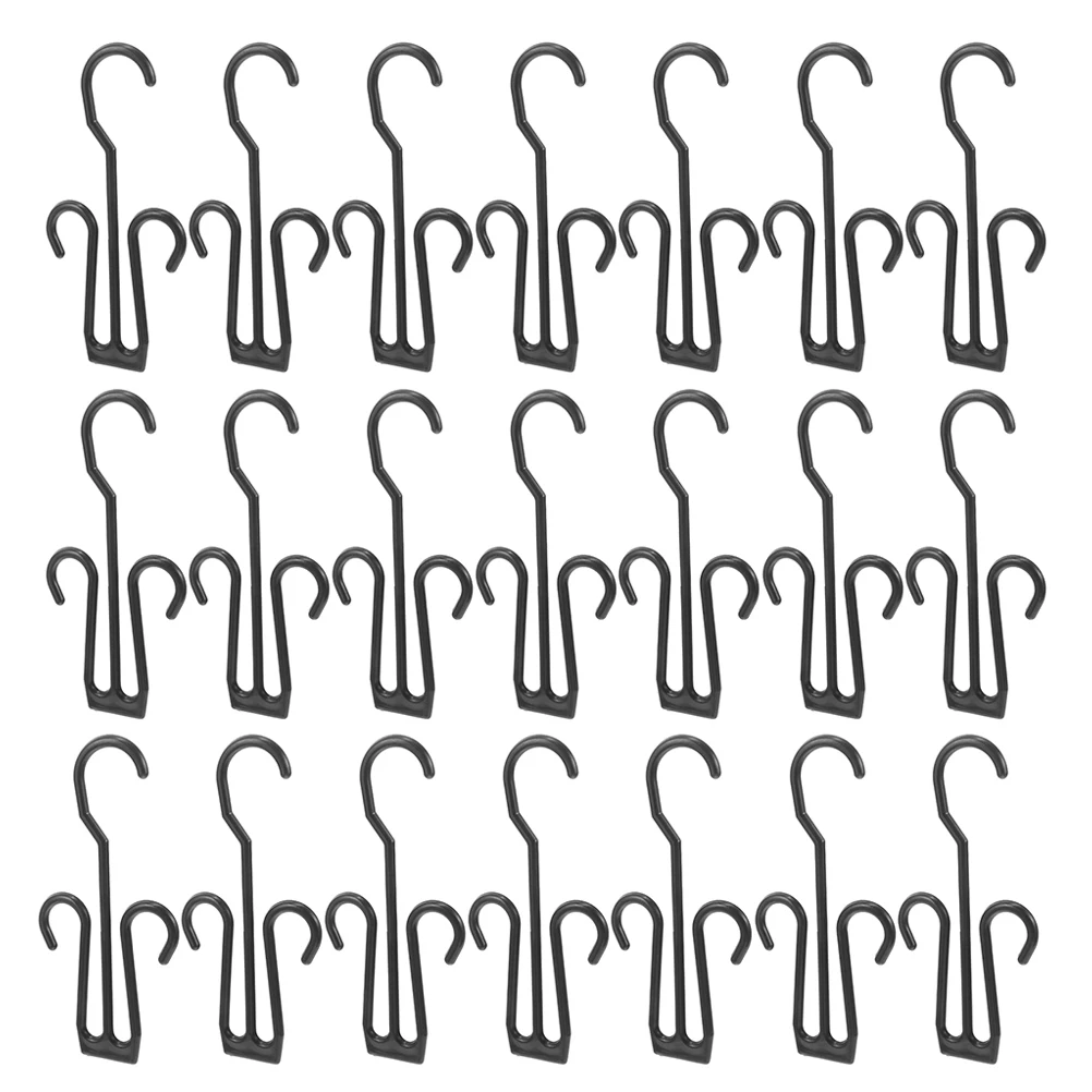 

25 Pcs Shoe Hook Door Rack Closet Hanging Organizer Cube Storage Drying Shoes Hanger Boot Hooks Slippers