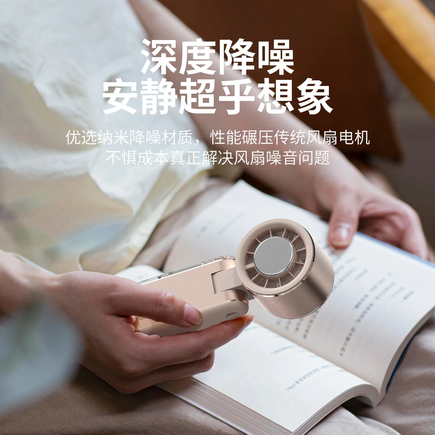 アルミニウム合金製冷凍小型ファン、ポータブルハンドヘルドアイスパックファン、首掛けデジタルディスプレイ、高速小型ファン