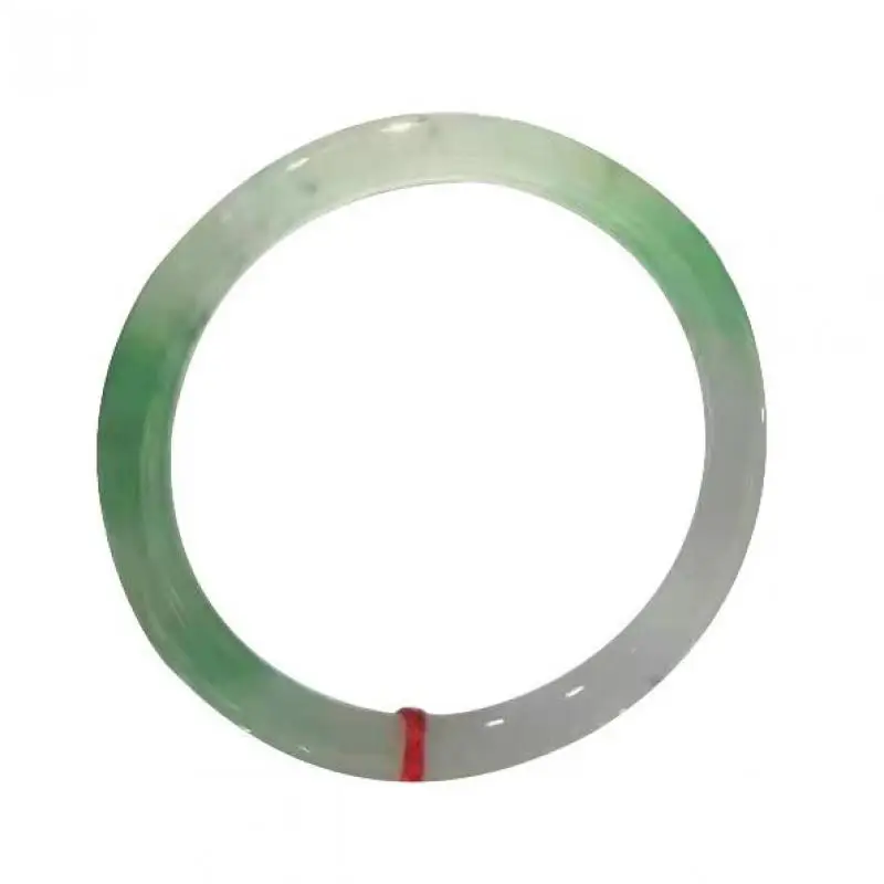 

Jingle Fine Green Jade Bangle Bracelets Fine Jewelry Accessories Women Natural Myanmar Jadeite Thin Round Jades Stone Bangles