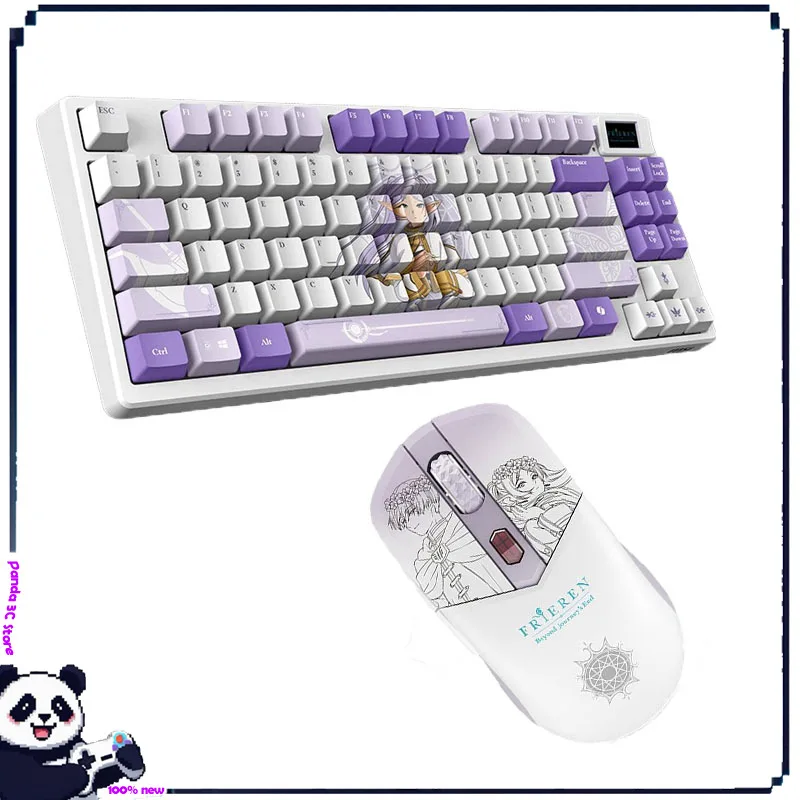 

MSIxFriends: Beyond Journey's End Animation Game Keyboard RGB Tri-mode Hot Plug E-sports Mechanical Keyboard Mouse Pad Gifts