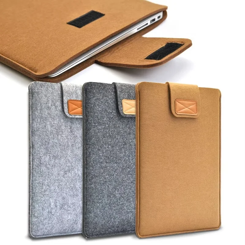 Anti-Scratch Felt Protector Bag Laptop Bag Tablet Protection Case 11 13 15 Inch Tablet Storage Bag For iPad Air Macbook Notebook