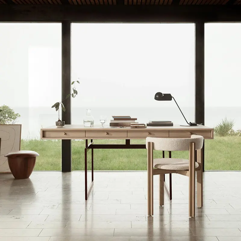 Luxury-sophisticated Office Desks Italian-style Office Desks Designer Living Office Furniture Escritorios De Oficina ZY40BGZ