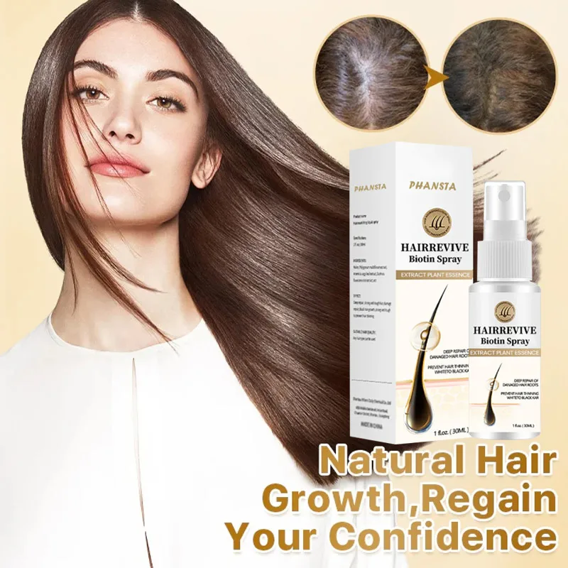 Hair Biotin Spray Can Prevent Hair Loss Activate Hair Roots Accelerate Growth Reshape Hair Nourish And Repair Vitality Hair Oil