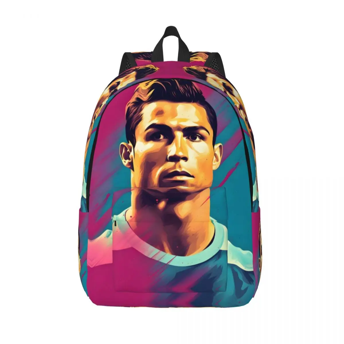 Cr7 Cristiano Ronaldo Bags Printed Lightweight Casual Schoolbag For School, Outdoor, Shopping, Office 15.7in 17.7in