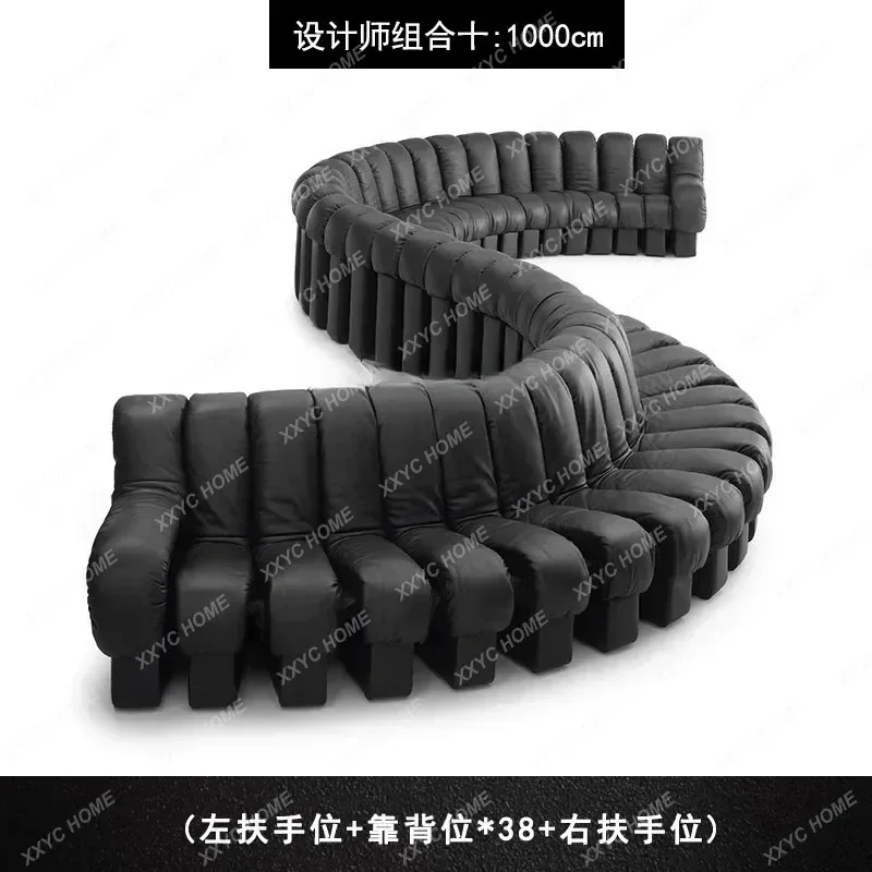 A Modern minimalist creativity, sofa , snake sofa special-shaped combination