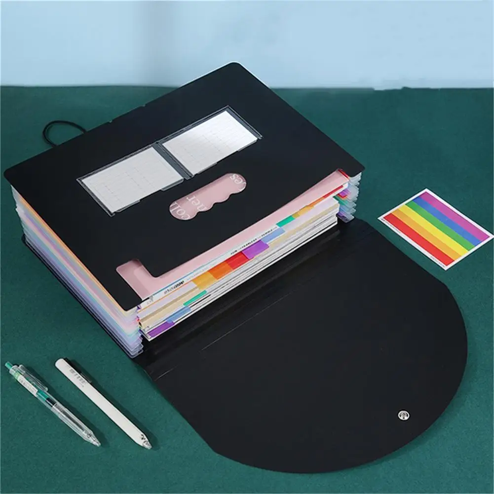 Accordian File Organizer 13 Pockets /25 Pockets Expanding File Folder A4 Multi-layer Folder Storage Bag
