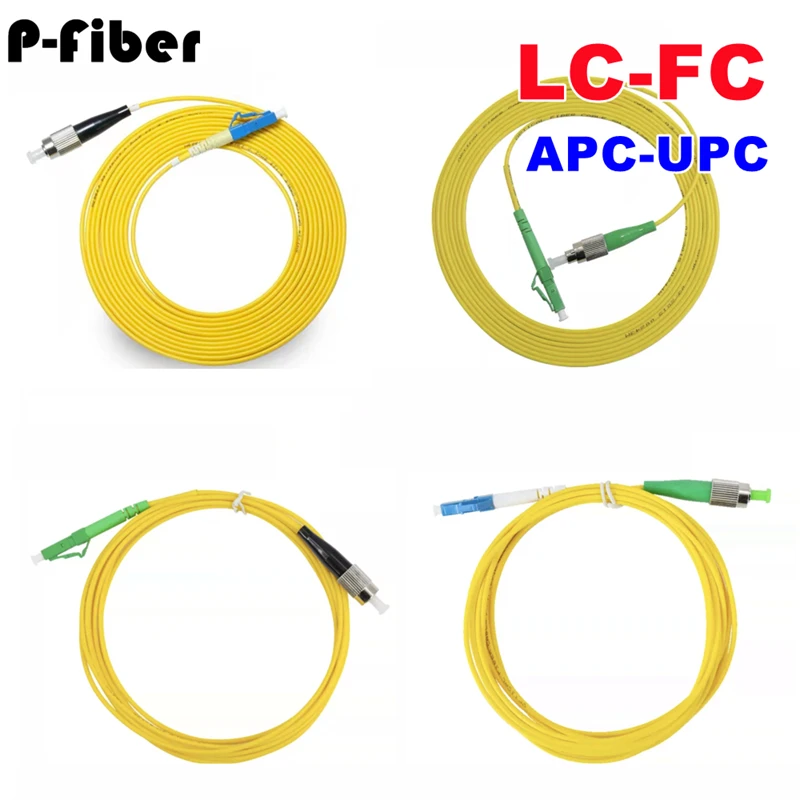 fiber jumper LC-FC singlemode LCAPC-FC LC-FCAPC LCAPC-FCAPC SM 1m 2m 3m 5m 7m 10m 30m 50m optical fiber patch cord