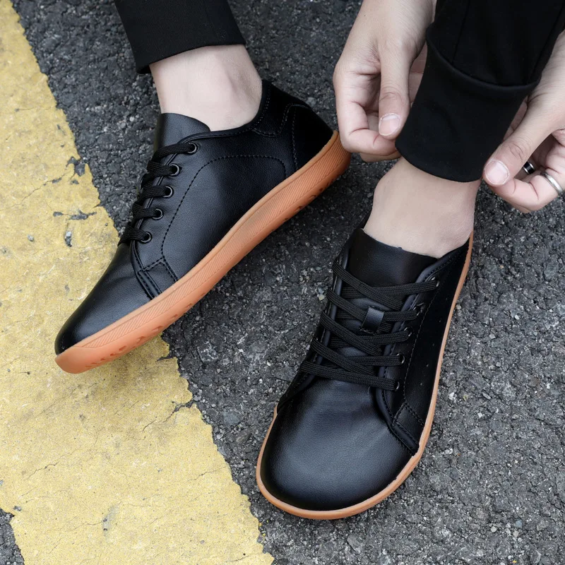 2026 New Unisex Barefoot Water Shoes Black Wide Toe Box Casual Walking Shoes Sports Breathable Non-Slip Sneakers Wide Fit Design