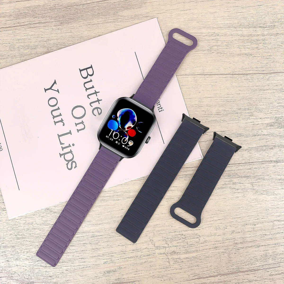 

Magnetic Soft Silicone Loop Band for Xiaomi Mi Band 9 8 Pro Strap Adjustable Sport Replacement Correa Bracelet Redmi Watch 5 4