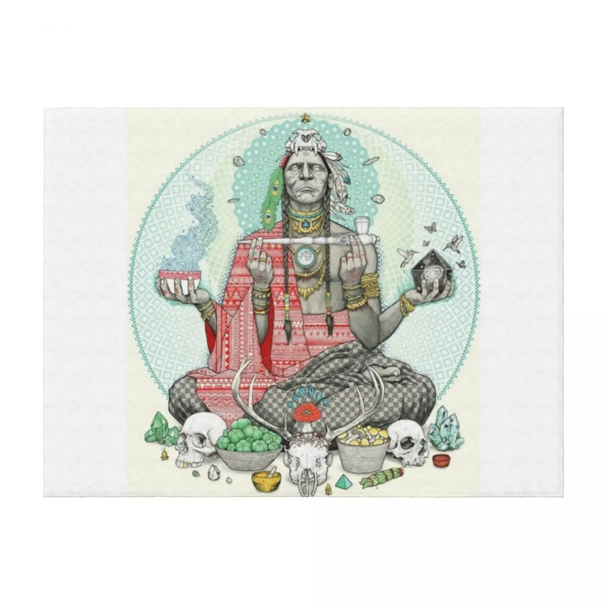 

Shaman Throw Blanket Beautifuls Designers Winter beds Blankets