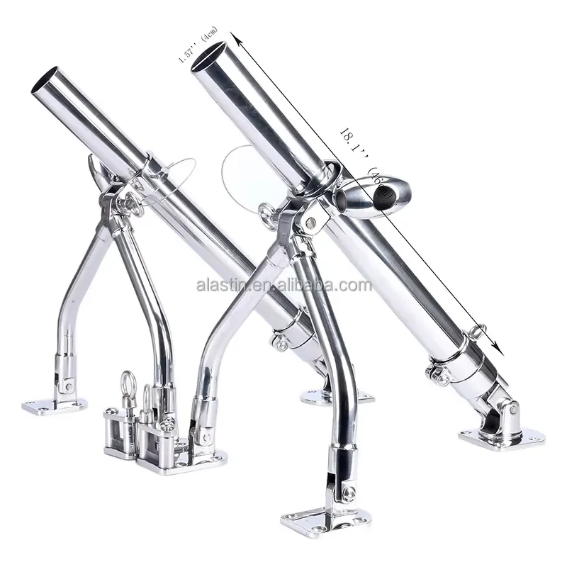 316/304 Stainless Steel Outboard Bracket Marine Adjustable Fishing Rod Holder Sea Fishing Bracket