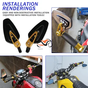 Hướng dẫn xe máy kết thúc gương chiếu hậu, Kawasaki Z250, Z300, Z400, Z650, Z750, Z800, Z900, Z1000, ZX6R, ZX10R, Z650R, Z 1000, R, SX 10 Bán hàng chính Kawasaki Z800 Bán hàng Phía sau - №8