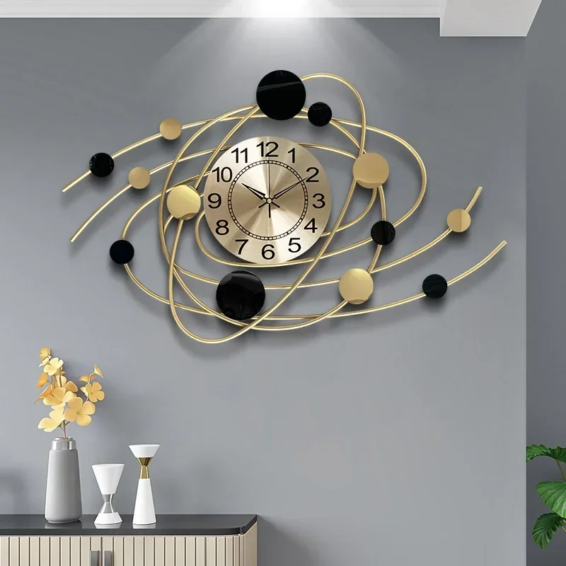 

Fashion Light Luxury Watch Living Room Large Wall Clock Home Decoration Watch Hotel Lobby Wall Clock Simple Ornament Pendant