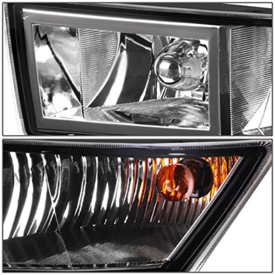 FL-ZTL-801-CH Assembly Fog Light Driver Passenger Side Enhance visibility [Compatible with 07-14 Cadillac Escalade/ 07-14 ESV/