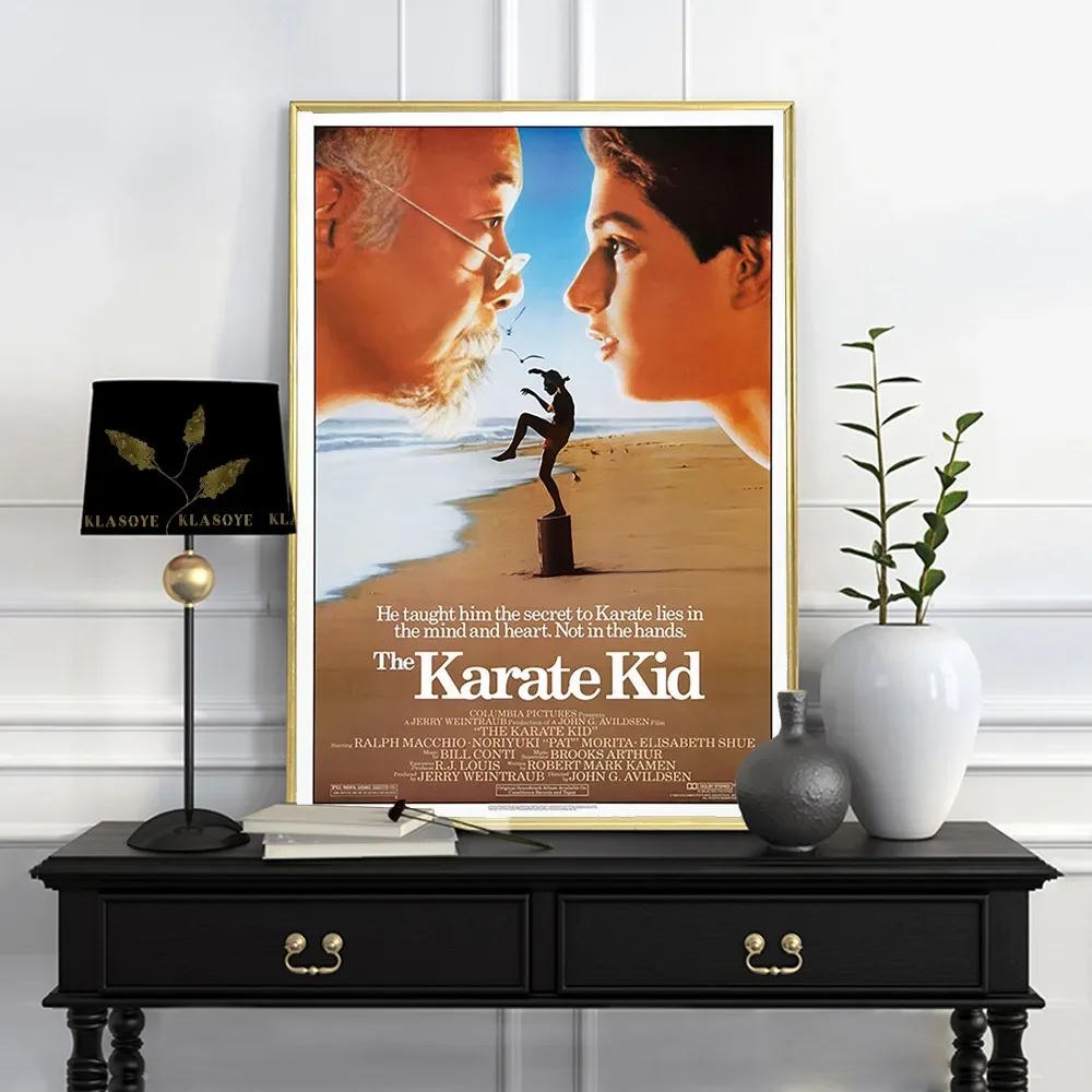 The Karate Kid Art Action Movie Print Poster Vintage Film Illustration Wall Picture Canvas Painting Decor