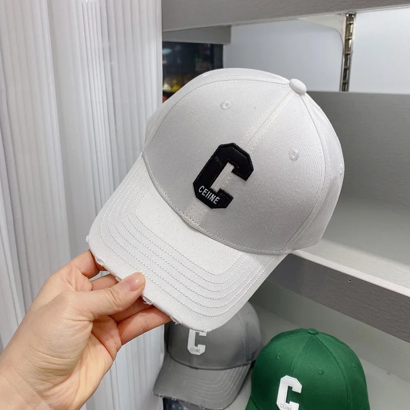 South Korea\'s Dongdaemun new C letter baseball cap ins female Korean version of the fashion trendy brand peaked cap face cap