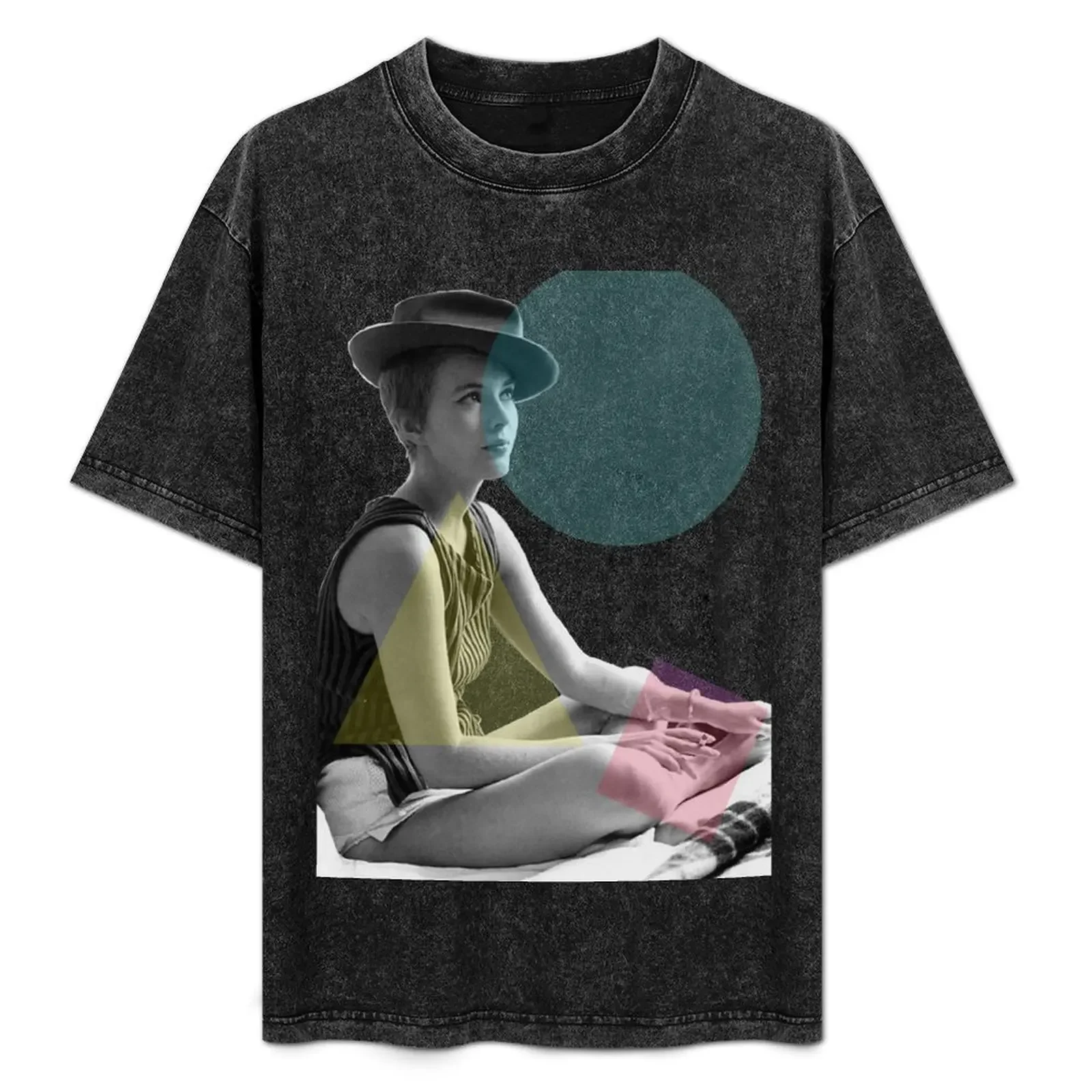 

Jean Seberg - Godard's 'Breathless' French New Wave vintage 60s actress T-Shirt t shirts cotton 100% T-Shirt