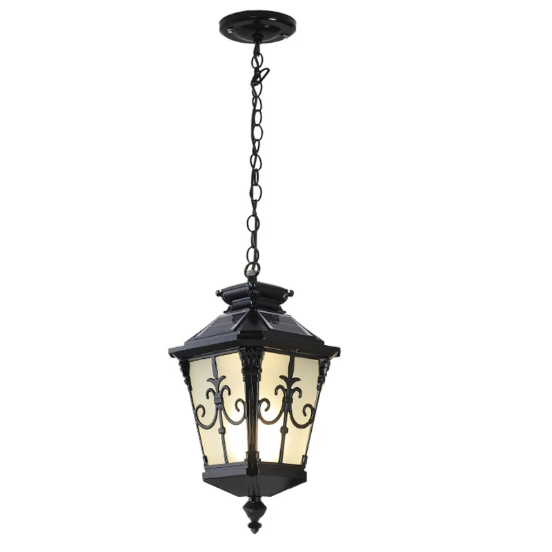 American chandelier outdoor waterproof and rust-proof courtyard lamp corridor aisle balcony lamp outdoor villa garden small