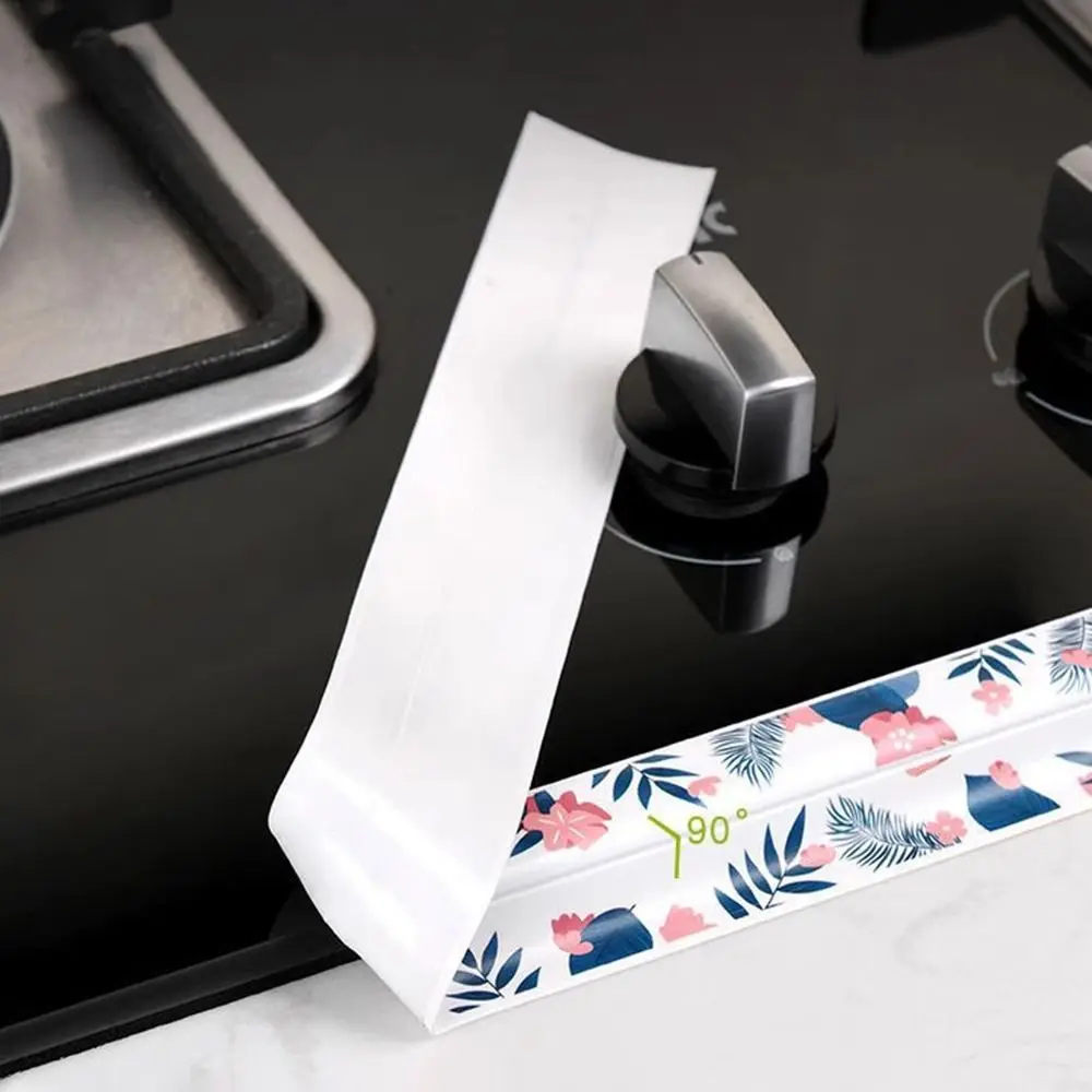 Anti Mold Kitchen Sink Waterproof Tape Self Adhesive Self Edge PVC Sealing Strip Seal Gap Sink Corner Tape Bathroom Toilet