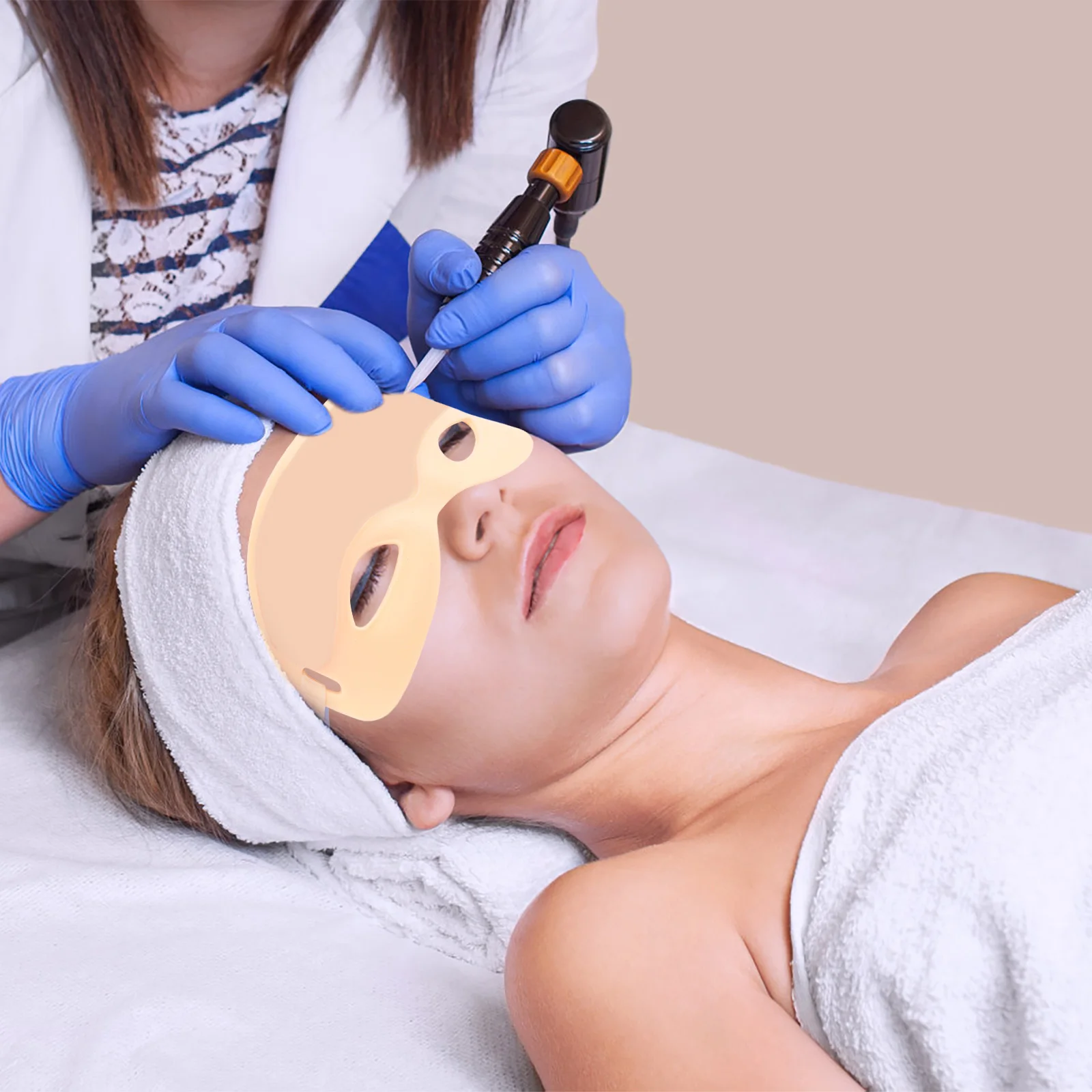 

Silicone Embroidered Tattoos Practice Headbands Microblading Eyebrow Tattooing Tools Adjustable Skin Headband For Beauty Salons